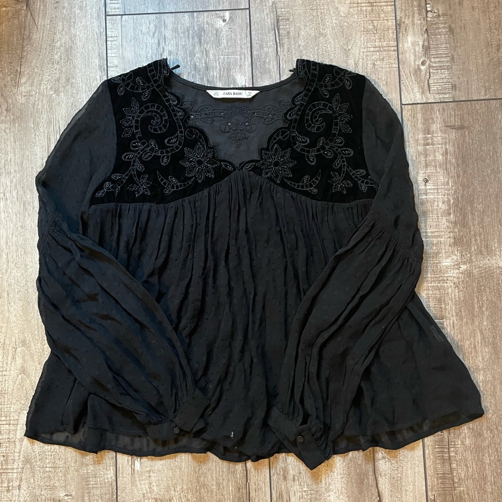 Zara Black Long Sleeve